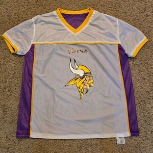 BDA Minnesota Vikings NFL Flag Football Reversible Jersey Mens Medium Purple